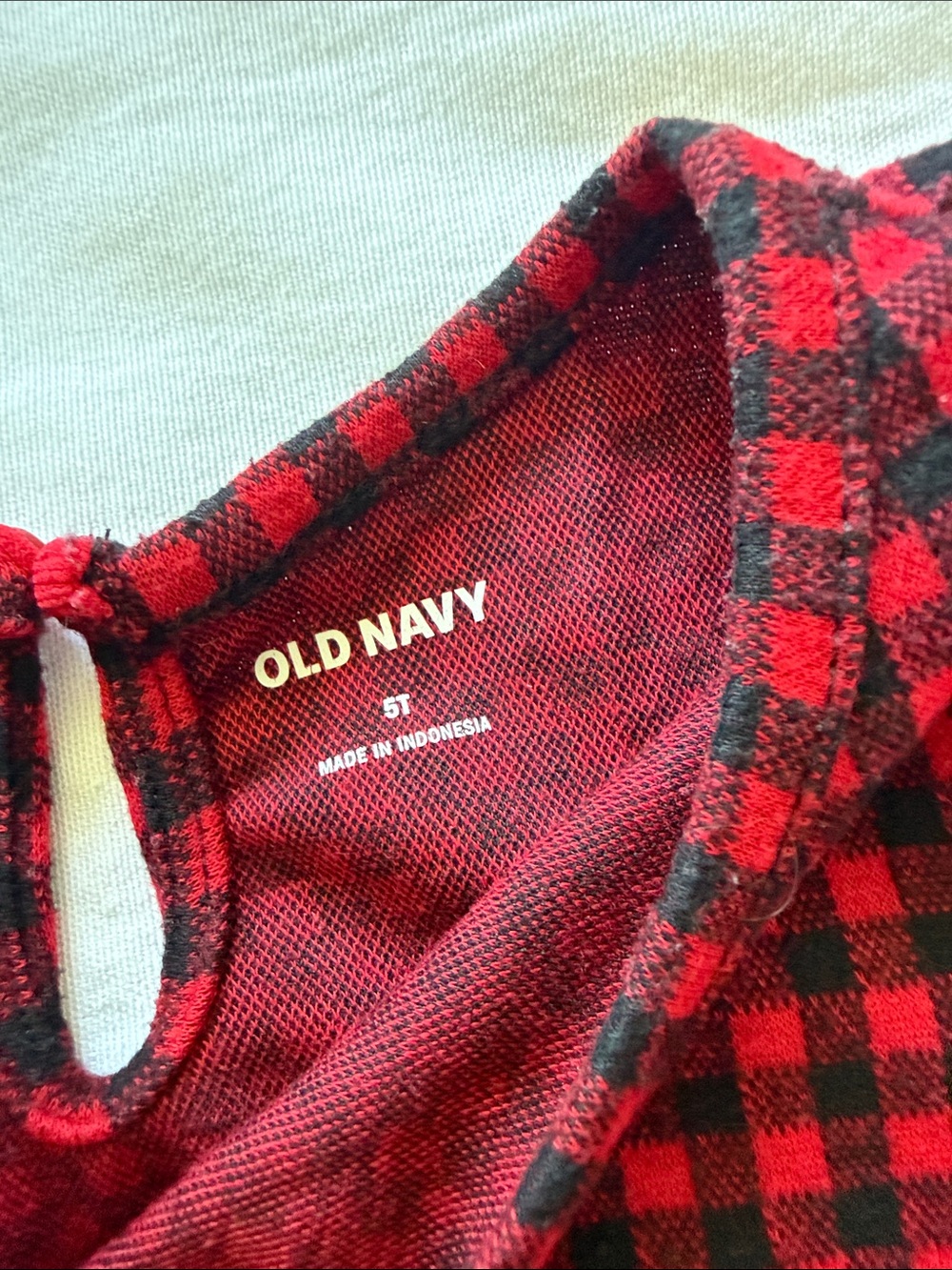 Old Navy Girl’s Plaid Long-Sleeve Dress - Picture 2 of 2